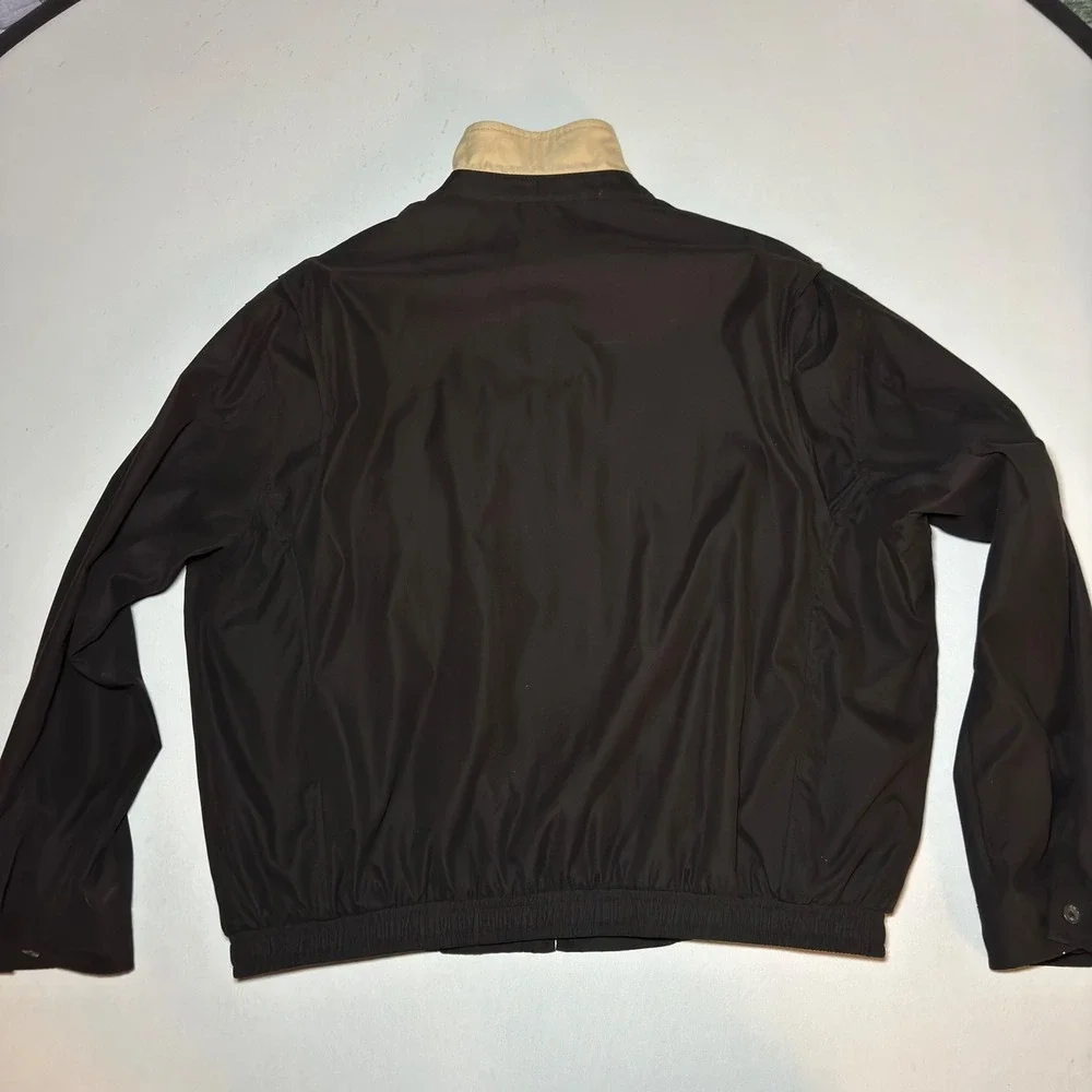 90s Ralph Lauren Harrington Jacket XXL 2 Extra Large Black Plaid Bi Swing Preppy